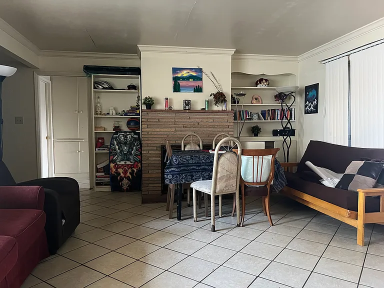 Living room now with furniture