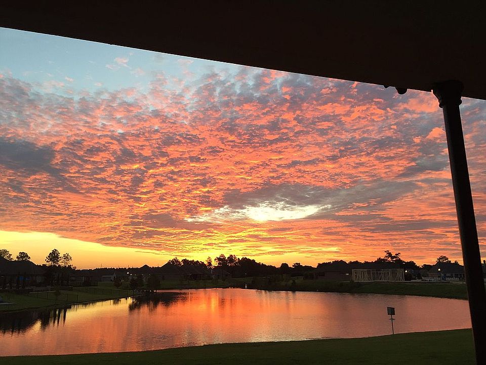 Front porch sunrise view 