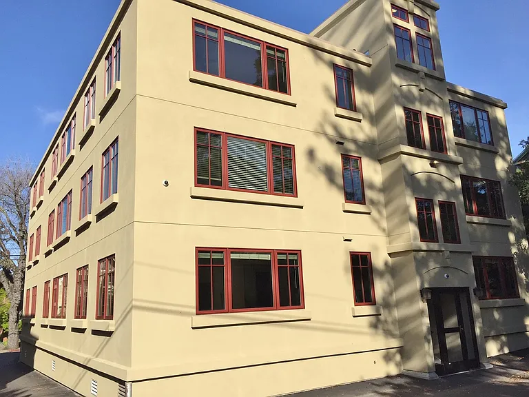 Rear of builing