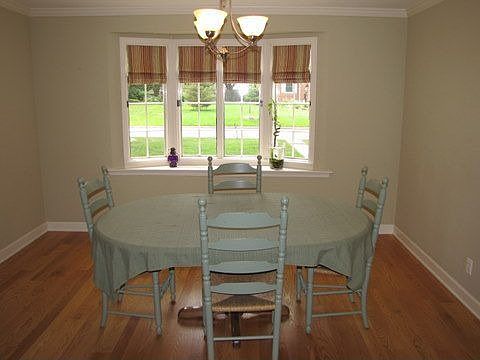 Bright dining room