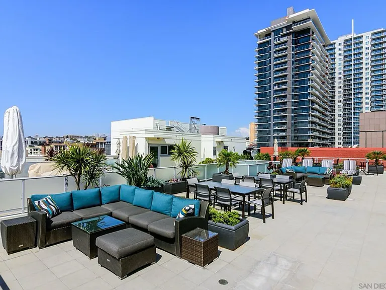 Rooftop seating
