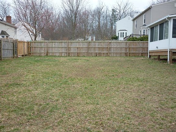 Large back yard