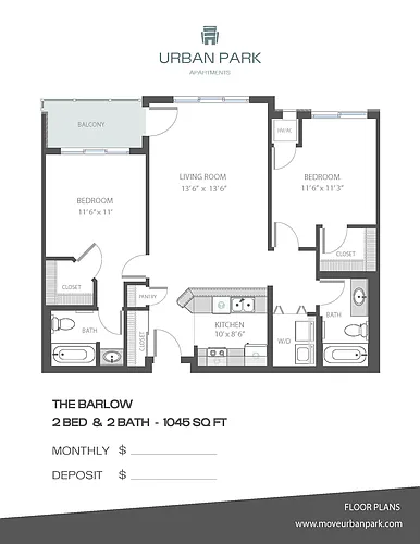 Floor plan UPI - The Barlow