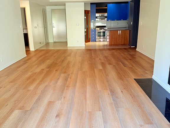 Looking from Patio thru Living/Dining to Kitchen