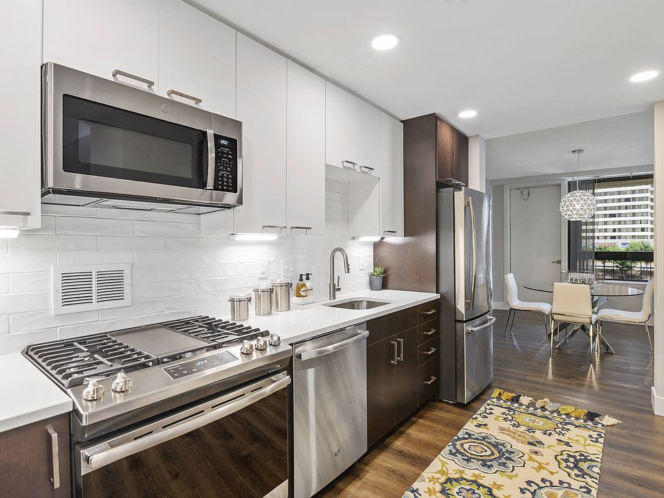 Glossy White and Espresso Cabinets