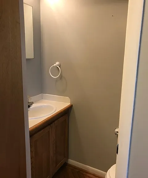 1st floor half bath