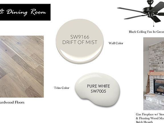 The Hazel Living Room Finishes