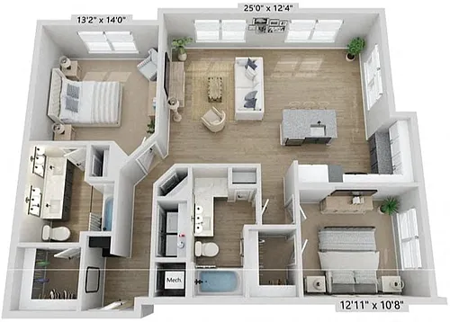 Floor plan B6M