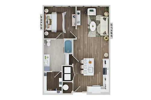 Floor plan A12A