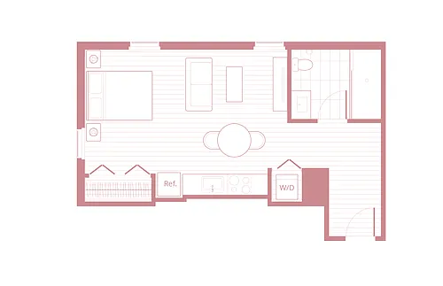 Floor plan S4 Furnished