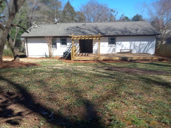 Private back yard