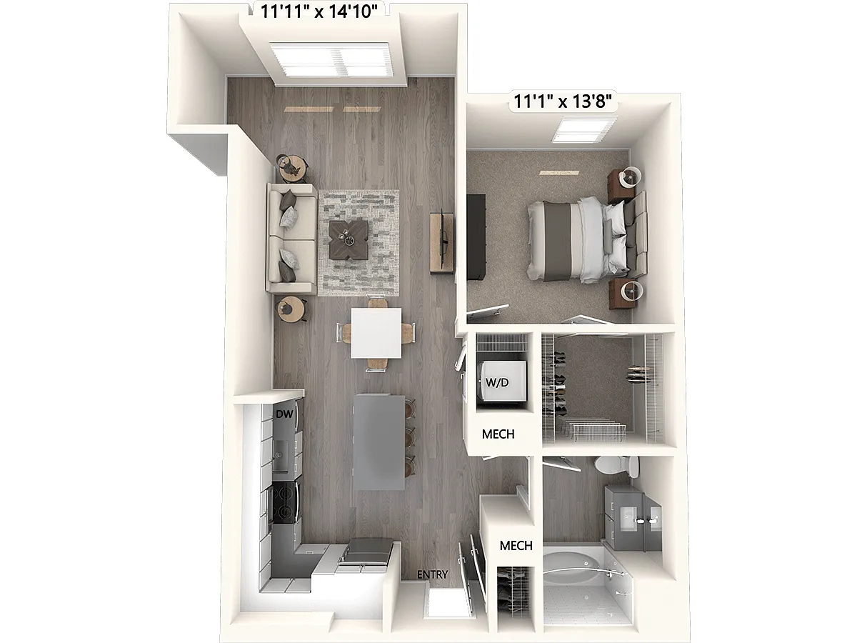 Floor plan A17U