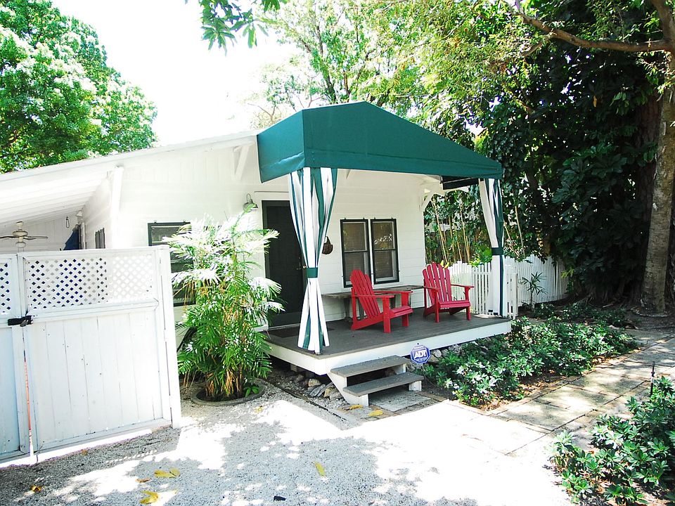 Front porch fenced all around