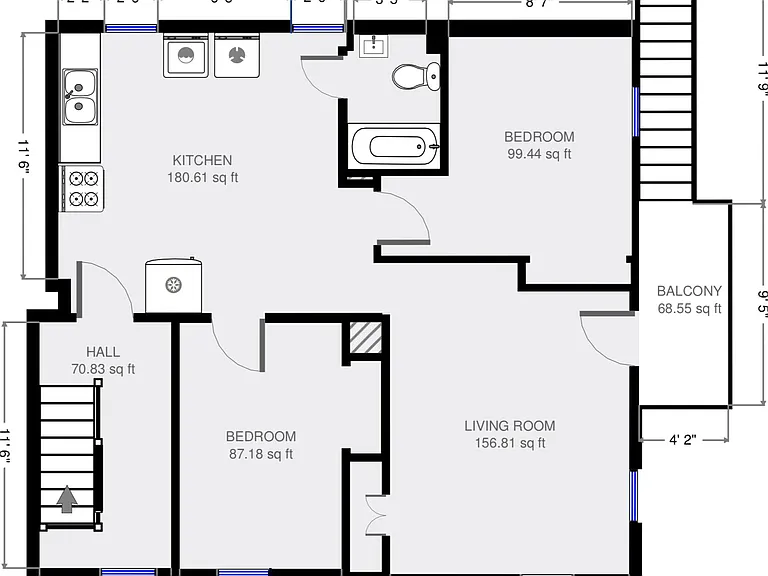 69 1/2 Meadow St #2F — Photo 3