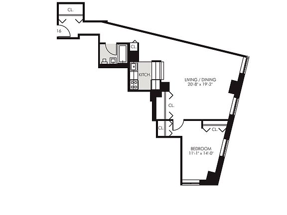 2nd image of 45 Wall St APT 716