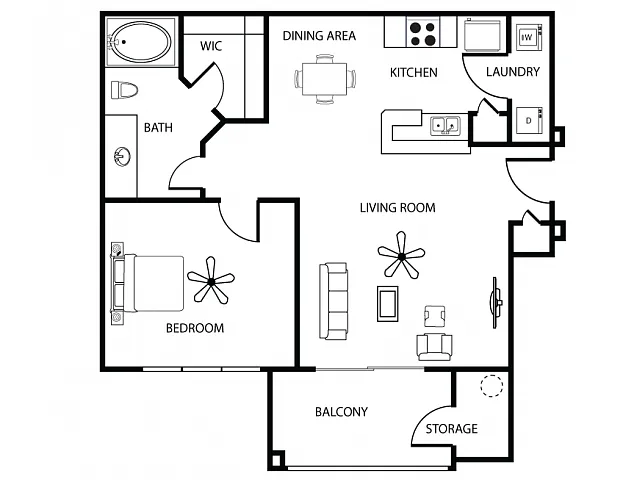 Floor plan Amber 1