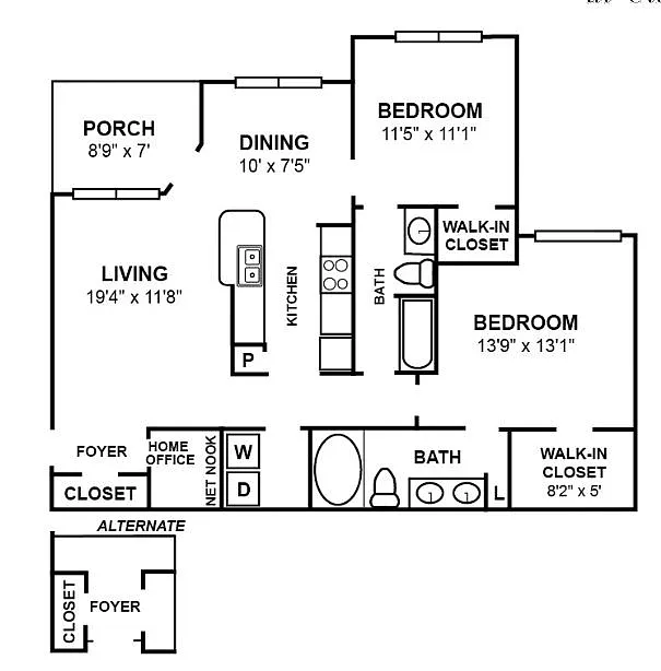 Floor plan B3R