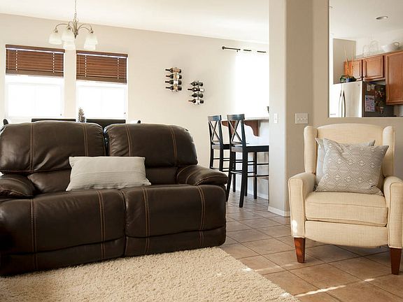 Open Living, Dining, Kitchen