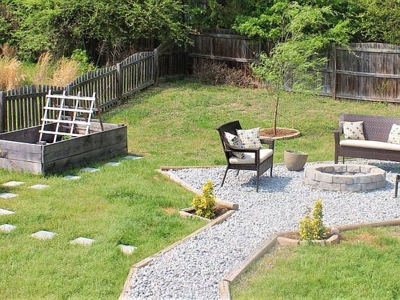 Fire Pit and Planters Boxes