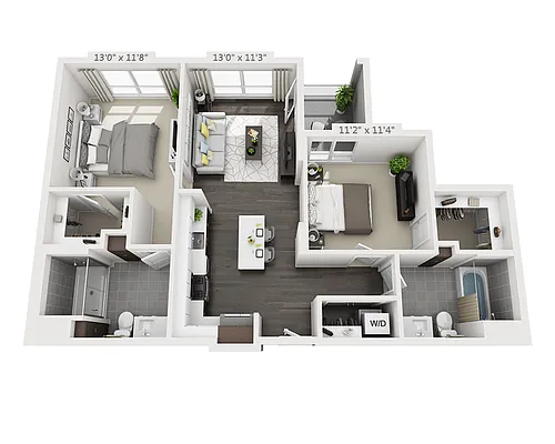 Floor plan B2A