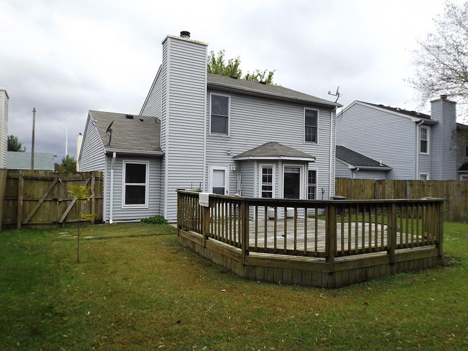 back yard / deck