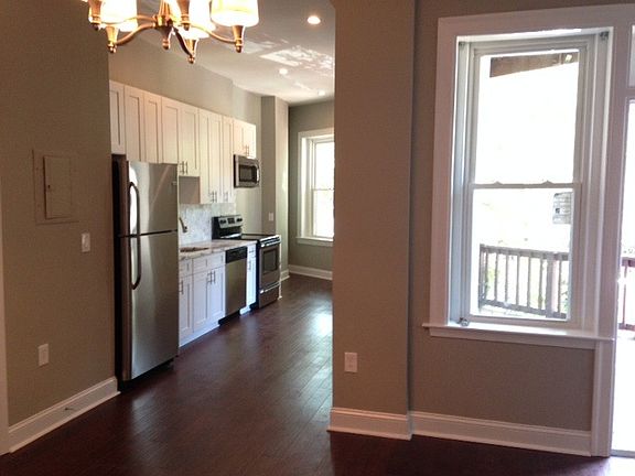 Living room and kitchen