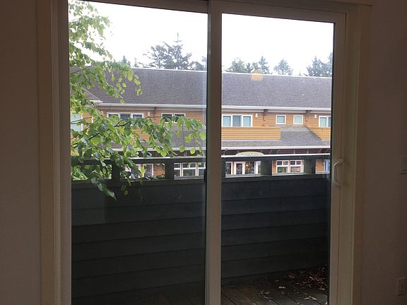 Patio looking out over Hemlock