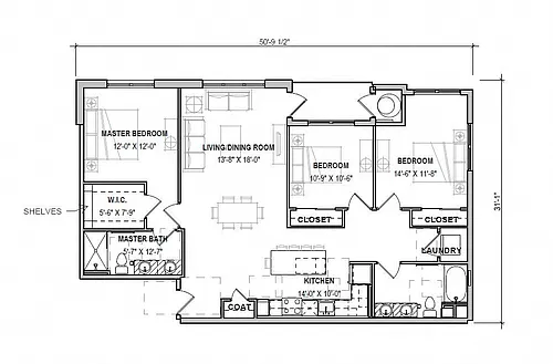 Floor plan Steel