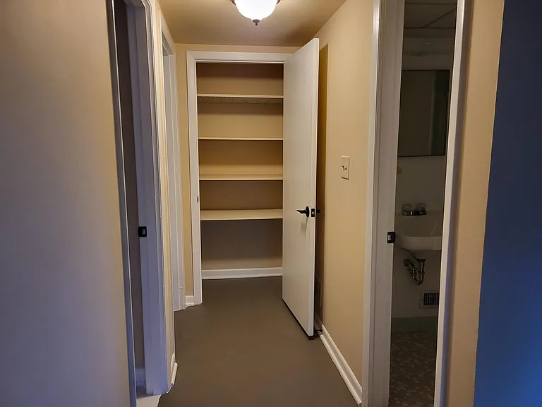 Downstairs hall pantry