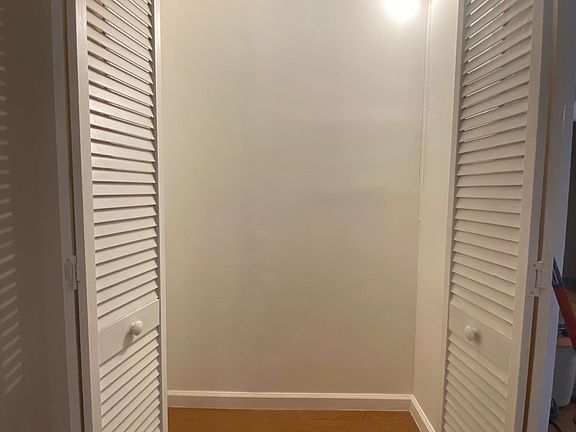 Plenty of storage space in the hallway closet