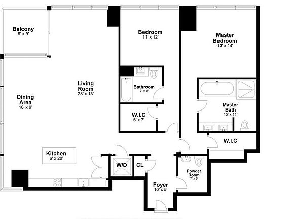 5th image of 1 Broad St Unit 8E