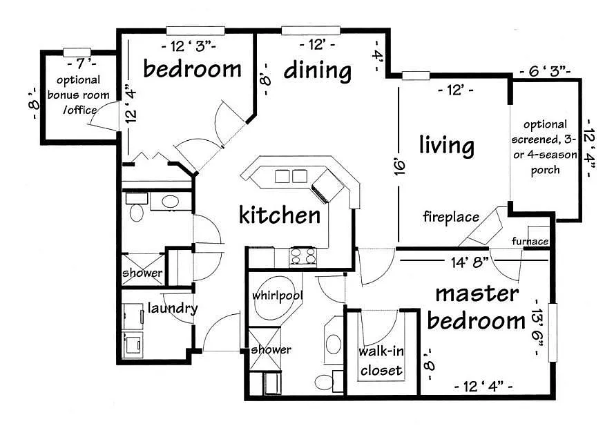 Floor plan The Monscott