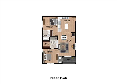 Floor plan 2 Bedroom
