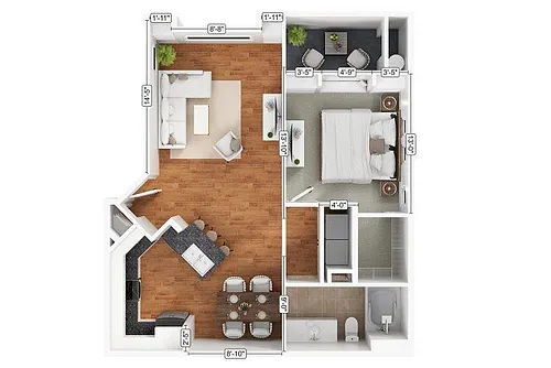 Floor plan 1c1 - Phase 1