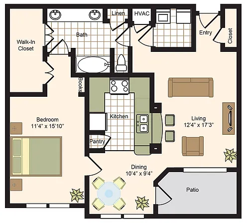 Floor plan C