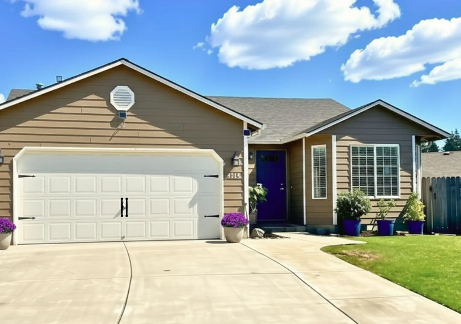 Single-Level Orchards Home with Fenced Backyard — Photo 1