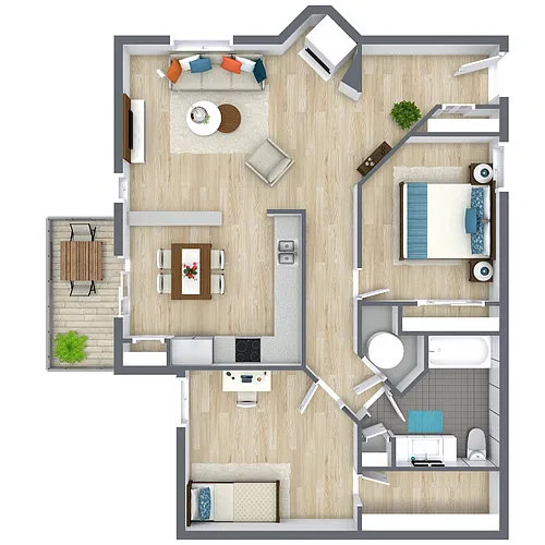 Floor plan B2