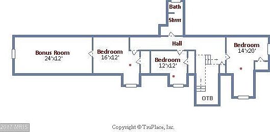 Upper Level Floor Plan