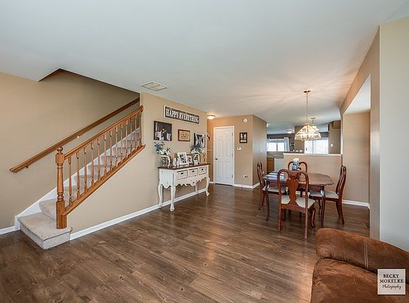 Another view of the Living Room into the Dining Room