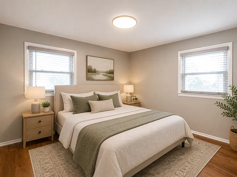 Bedroom 1 (master) Staged