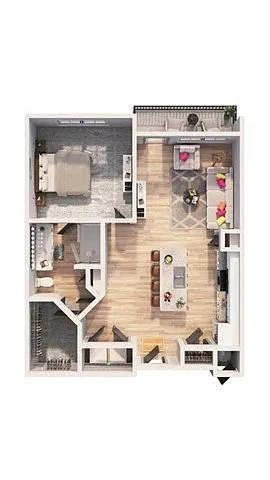 Floor plan A1E