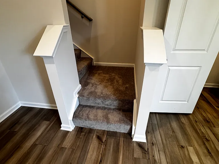 Stairs to main living room/kitchen