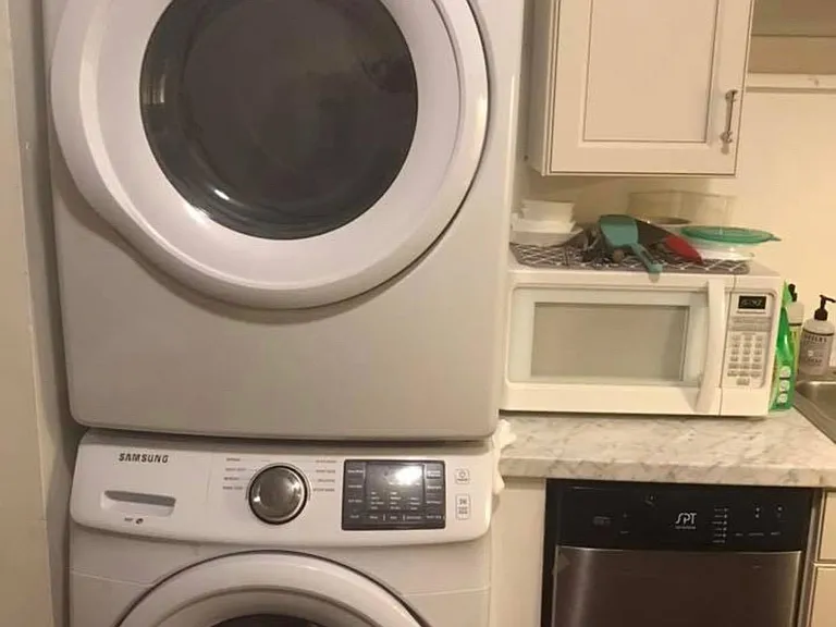 Washer and dryer in unit