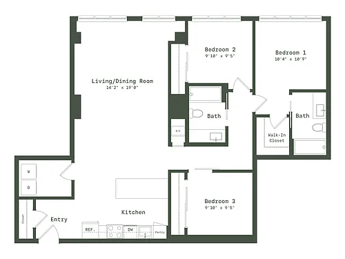 Floor plan PE3
