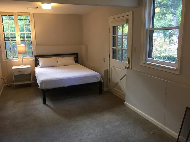 Second bedroom with new carpet.