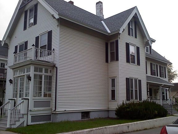Side view of property