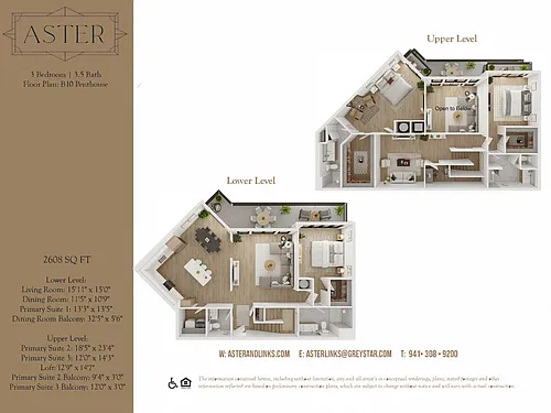 Floor plan Aster B10 Penthouse