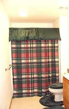 Full bathroom in the lower level.