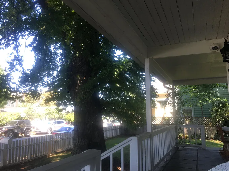 A great place to have morning coffee on the porch :-)