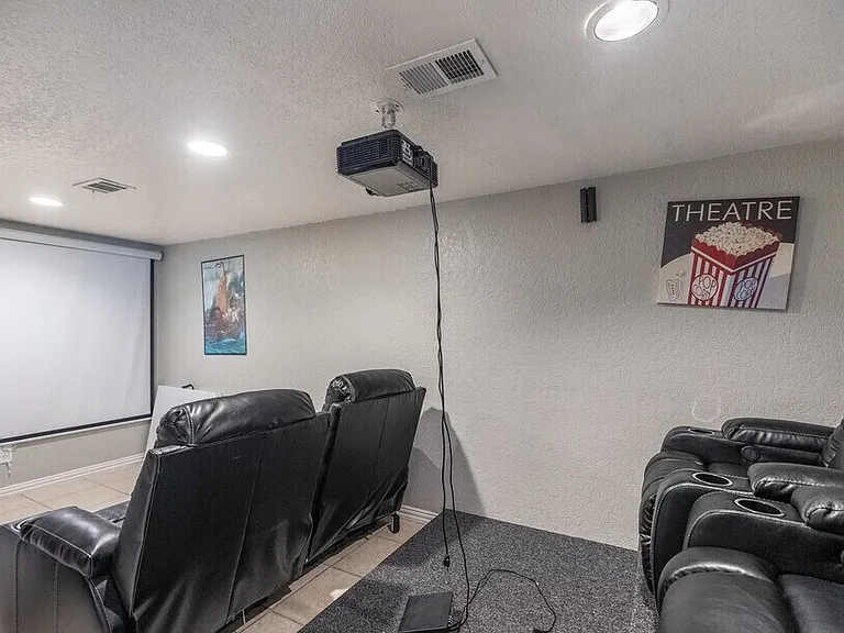 Enjoy community movie nights in our theater-style lounge designed for comfort and entertainment.